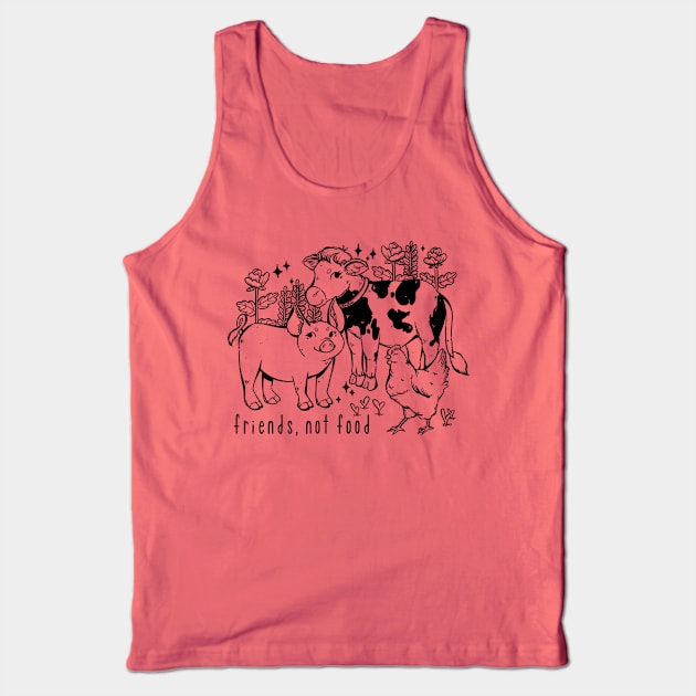 friends, not food Tank Top by nomsikka